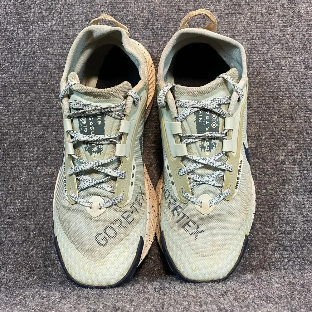 Nike Women 7.5 Pegasus Trail 3 Gore-Tex Seafoam Hiking Shoes Sneakers DC8794-003